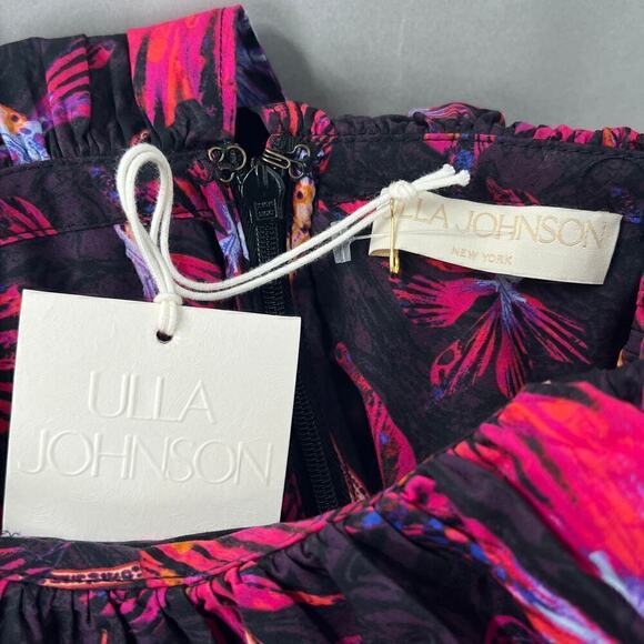 76. Ulla Johnson Caprice Dress Womens 4 Whimsigoth Fairy Boho Floral Coquette - Picture 8 of 9